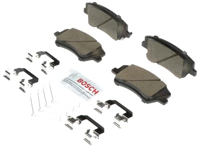 BOSCH BC1912 QuietCast Premium Ceramic Disc Brake Pad Set - Compatible with Select Hyundai Elantra, Elantra GT, Ioniq; Kia Niro; FRONT