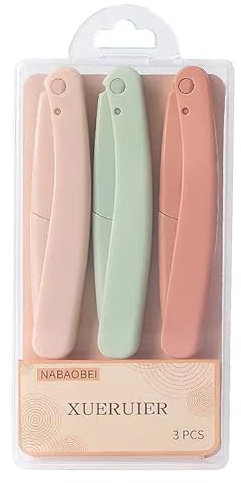 3 Pcs Eyebrow Razor Shaper, Trimmer Facial Hair Remover, Exfoliating Dermaplaning Tool for Women and Men
