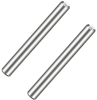 PATIKIL 3x30mm(Circa 1/8) Tassello Perno, 25pz 304 Inox Acciaio Cilindrica Perno，Spina Centraggio Perno di Supporto in Metallo