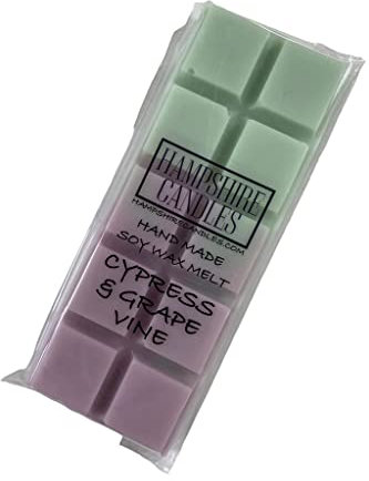 Cypress and Grapevine Wax Melts | Highly Scented | Soy Wax | Handmade Snap Bar