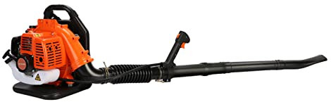 Somerway Souffleur de feuilles à essence 1,25 kW, moteur puissant à 2 temps, aspirateur sans fil de 550 CFM, design ergonomique, pour jardin, terrasse, parc, cour (EB808)