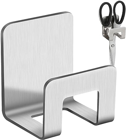 ZONEWD Estante de drenaje de esponja, soporte de acero inoxidable para paños de cocina, estante de almacenamiento de limpieza de perforación, suministros de estante de limpieza para toallas, cepillos