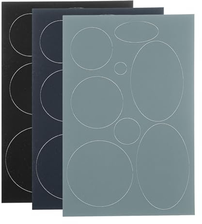 PATIKIL 3.94 x 5.91 Inch Repair Patch Kits, Fabric Self-Adhesive Patches for Down Jacket Hat Repairs -3 Pack, Gray, Black, Navy Blue