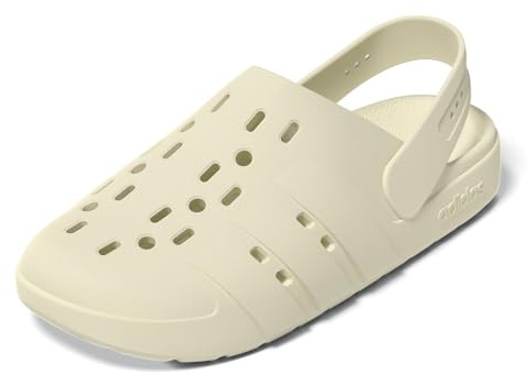 adidas Unisex-Adult Adilette Clog, Alumina/Alumina/Alumina, 11