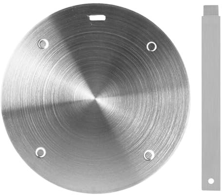 GEMMAHW Universale Adattatore Induzione 24cm, Disco Convertitore Adattatore Piastra Induzione, Piastra Adattatrice per Induzione, con Maniglia Ssolante dal Calore