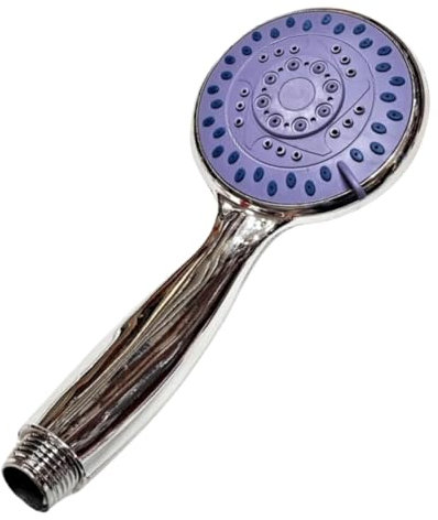 PARENCE.- 3-Strahl-Duschkopf - Chromfarbener Universal-Duschkopf - Einfach zu bedienende klassische Duschdusche 3 Modi