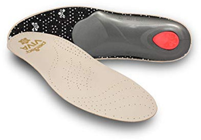 pedag Viva Leder Einlegesohlen – für komfortables Gehen|extra dünnes & leichtes Fußbett | passt in alle flachen Schuhe | wirkt vorbeugend & lindert Fußschmerzen sowie Rückenbeschwerden