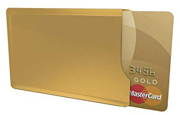 BMK Kartenschutzhülle CardTresor Casual Edelstahl, goldfarbig, RFID/NFC-Schutz
