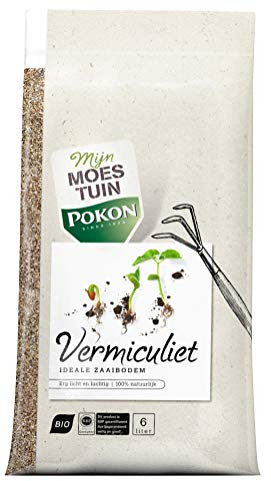 Pokon Vermiculite, Aide à la Culture, amélioration du Sol, Ventilation, rétention d'eau, Conduite d'eau, 6 l