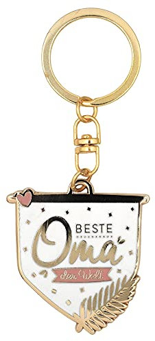 Manahia Schlüsselanhänger Oma | Beste Oma der Welt Geschenk Anhänger für Oma, Großelterntag, Oma Tag