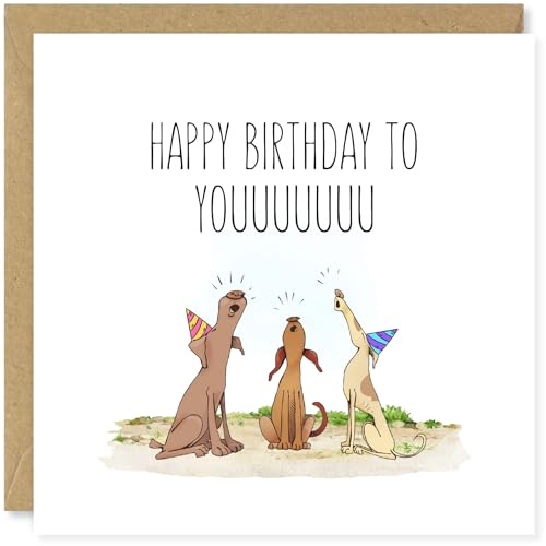 Beau Willows Funny Happy Birthday Dog Card For Women