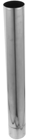 Cabilock Tuyau De Cheminée Droit pour Poêle à Bois De Camping Conduit De Fumée Acier Inoxydable Rallonge pour Foyer Extérieur Et Tuyau De Cheminée