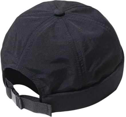 HIQIU Docker keps män sommar tunn sjömansmössa snabbtorkande dockningsmössa unisex keps utan skärm rullad manschett hamnmössa