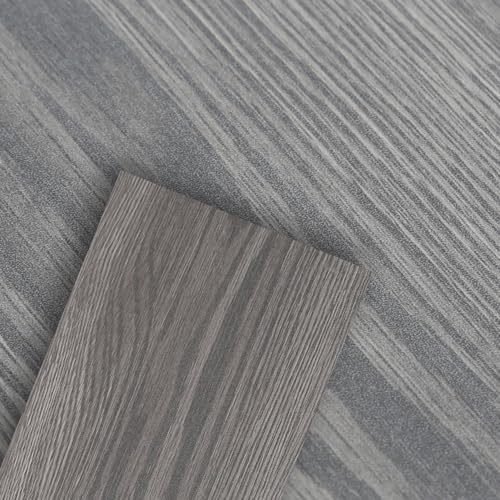 Jaxguom 91,5 cm x 15,2 cm x 1,5 mm PVC-golvbeläggning vinylgolv, självhäftande, 3 m²/21 kakel, självhäftande vinylplattor, vattentäta, träutseende, för kök, badrum, natt ek