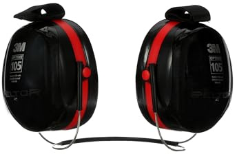3M Peltor Optime 105 Behind-the-Head Earmuff, Factory, One Size