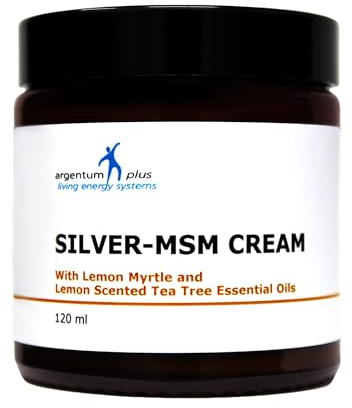 Crème Argent-MSM aux Huiles Essentielles de Myrte Citronnée et Tea Tree Citronné - 120 ml