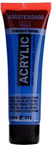 Amsterdam Standard Series Acrylic Tube 20ml Cobalt Blue (Ultramarine) 512 (17045120)