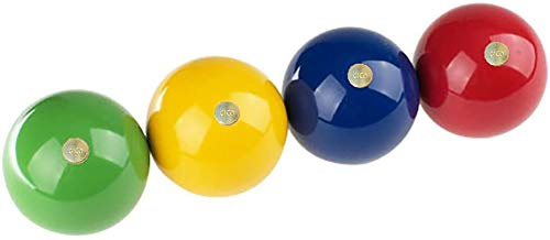 GICO Lot de 4 Boules de Rechange universelles Ø 70 mm pour Jeu de Crocket/Croquet – Fabriqué en Union européenne.
