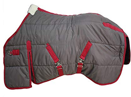 MaJu Ponydecke 420 Denier Rip-Stop-Gewebe Stalldecke Pony Pferd Fleece,110cm