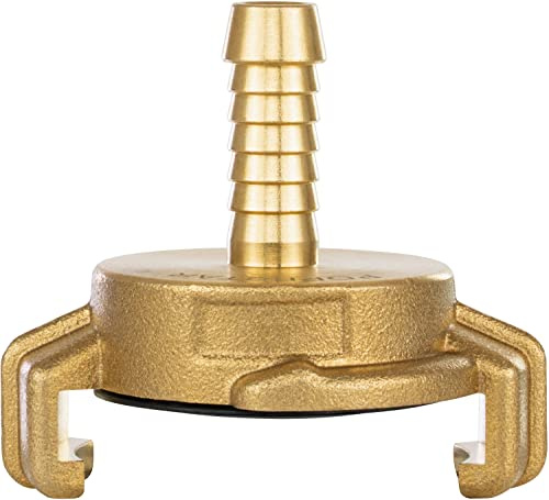 Poppstar mässing, snabbkoppling 3/8 tum (Geka-system) slanganslutning för 10 mm slanginnerdiameter