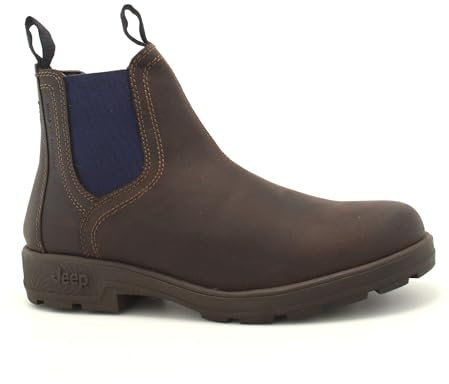 Jeep Quad Herren Chelsea-Stiefel Ebony Navy JM42010A, braun, 42 EU