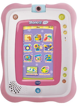 VTech - 146855 - Jeu Educatif Electronique - Console Storio 2 Baby Rose avec Coque De Protection