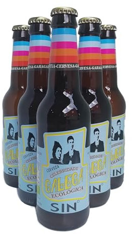 Cerveza artesana ecológica CELEBRIDADE GALEGA Sin Alcohol caja de 6 x 33cl.
