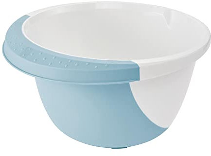 keeeper Bol de mezcla con base antideslizante, 3,5 L, Carlotta, Azul Nordic