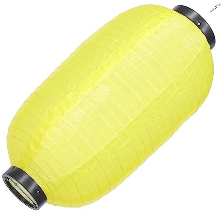 DOITOOL 2 Stück Außenlaternen Seidenlaterne Für Fotos Japanische Dekoration Japanische Raumdekoration Dekorationen Seidenstoff Gelbe Rote Laterne Koreanische Japanische