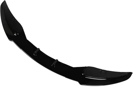 Auto-Frontstoßstangenklinge, 3 Stück, für 1er-Serie E81 E82 E87 E88 LCI Standard Edition 2008 – 2011 (Schwarz glänzend)