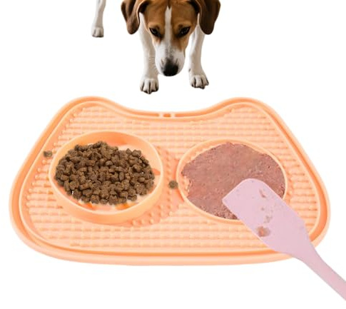 Mangeoire lente pour chat, petite ventouse anti-étouffement, bol distributeur de friandises pour chatons, casse-croûtes, yaourts, aliments secs