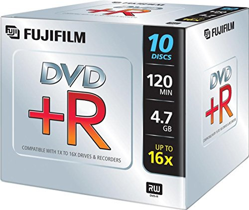 FUJIFILM Electronic Imaging Europe GmbH - Firstorder Fuji DVD+R 4.7GB 16x DVD-Rohlinge 10er Pack Jewel Case