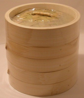 Cuiseur vapeur en bambou - 5 étages - 13cm - Bambou de qualité supérieure
