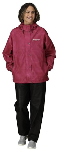 FROGG TOGGS Woman's Standard Women's Classic Pro Action Jacket, Cherry, Large