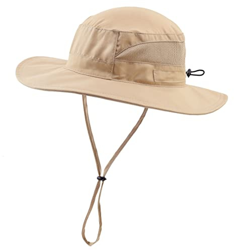 Magracy Unisex Mens UPF 50+ Wide Brim Sun Hat Fishing Hats UV Protection Safari Hat Hiking Beach Summer Hats for Women