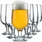 KADAX Bertha Lot de 6 verres à bière, tulipe à bière, en verre de qualité supérieure, 385 ml, verres à blé, verres pour bière, cocktails et boissons (385 ml, Bertha)