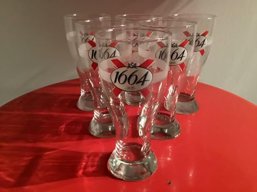 Lot de 6 verres à bière 1664 50cl 50 cl neuf