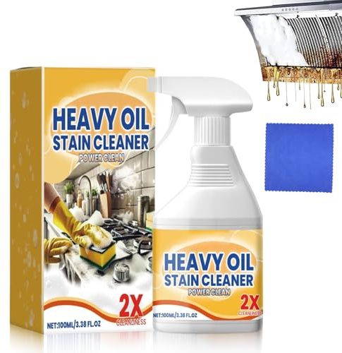 Grease Remover Spray, Clean Up Kitchen Oil Stain, Multipurpose Kitchen Cleaner, Heavy-Duty Kitchens Foaming Degreaser, Kitchens Foam Cleaner, Powerful Kitch/en Oil Cleaning Spray (1)