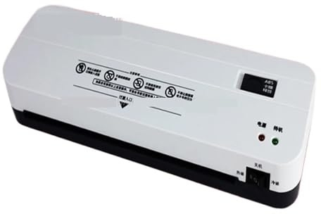 BAFEIYA Máquina laminadora Máquina laminadora de Oficina Máquina laminadora en frío y Caliente for Documentos A4 Embalaje blíster de fotografías Laminadora de Rollos de película de plástico