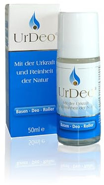 Laetitia Basisches UrDeo: Deodorant Roll-On mit basischen Mineralien & Aloe Vera - schützt & pflegt die Haut - vegan, ohne Aluminiumsalze, Farb- & Konservierungsstoffe, Deo für Damen & Herren, 50 ml