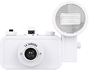 Lomography - La Sardina Camera and Flash DIY Edition - weiß