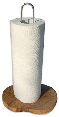 D.O.M.® Küchenrollenhalter -Design- aus Olivenholz