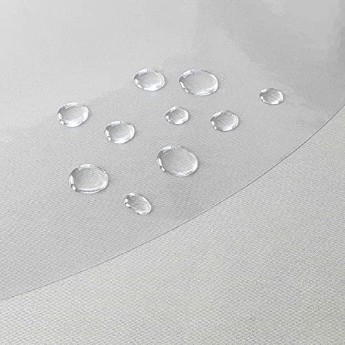 DecoHomeTextil Heimtextilmanufaktur Transparente Folie Tischdeke Tischfolie Schutzfolie Dicke und Größe wählbar 0,3 mm Oval ca. 160 x 220 cm abwaschbar