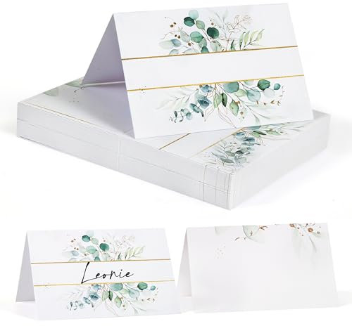 Lot de 50 cartons de table, pour mariage, 8,5 x 5,5 cm, pour fête, anniversaire, confirmation, communion, baptême
