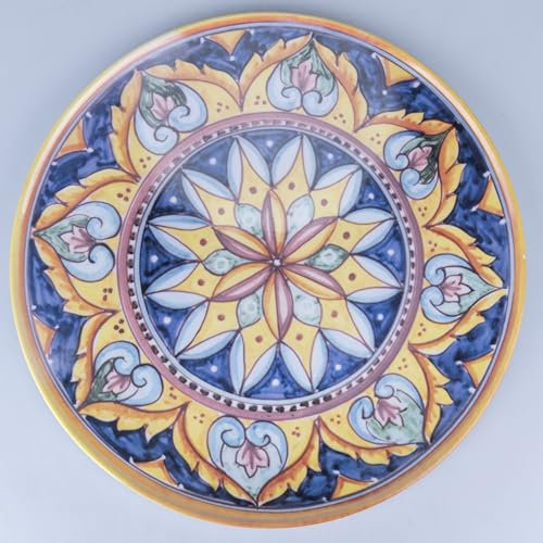 Villa d'Este Home Tivoli 1996 Juego de 4 platos de pizza de gres, Scilla