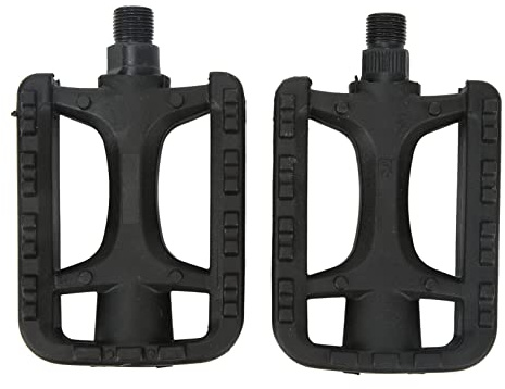 TYCIONG Reflekterande Stripe Cykelfotpedal Halkfri Lätt Plast för Nattkörning Mountain Road Bike 2st
