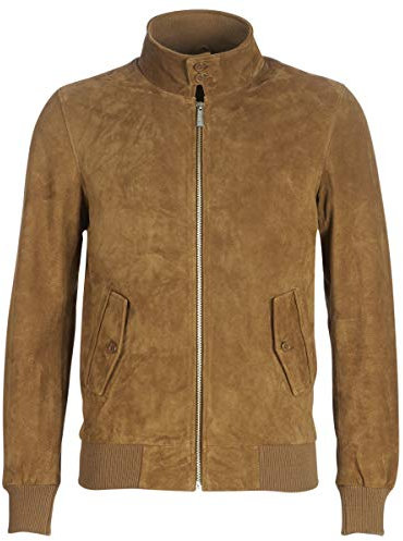 Harrington BLOUSON EN DAIM - BLOUSON EN DAIM - HOMME - blouson - TABAC - XL