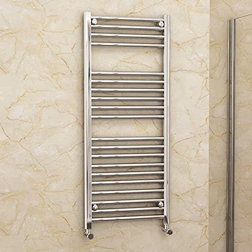 1200 x 500mm Straight Heated Towel Rail Chrome Bathroom Ladder Radiator