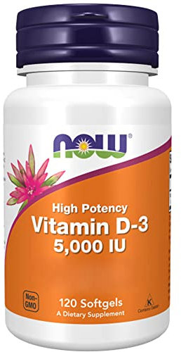 Now Foods Vitamin D3 Depot, 5.000 I.E., 1 Kapsel alle 5 Tage, Cholecalciferol aus Lanolin, 120 Weichkapseln, Laborgeprüft, Glutenfrei, Sojafrei, ohne Gentechnik, Vitamin D
