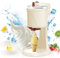 SZAJOR Mini-Eismaschinen, Softeismaschine, vollautomatische Eiswaffelmaschine